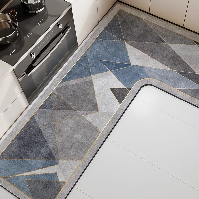 Leather Kitchen Mat Modern Light Luxury Waterproof Oil-proof L-shaped PVC Carpet Wipeable Special-shaped Rugs Tapete De Cozinha
Leather Kitchen Mat Modern Light Luxury Waterproof Oil-proof L-shaped PVC Carpet Wipeable Special-shaped Rugs Tapete De Cozinha