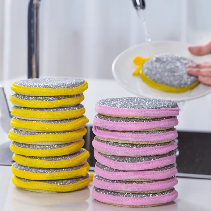 3PCS Double Side Dishwashing Sponge Dish Washing Brush Pan Pot Dish Wash Sponges Household Cleaning Reusable Kitchen Tools
3PCS Double Side Dishwashing Sponge Dish Washing Brush Pan Pot Dish Wash Sponges Household Cleaning Reusable Kitchen Tools