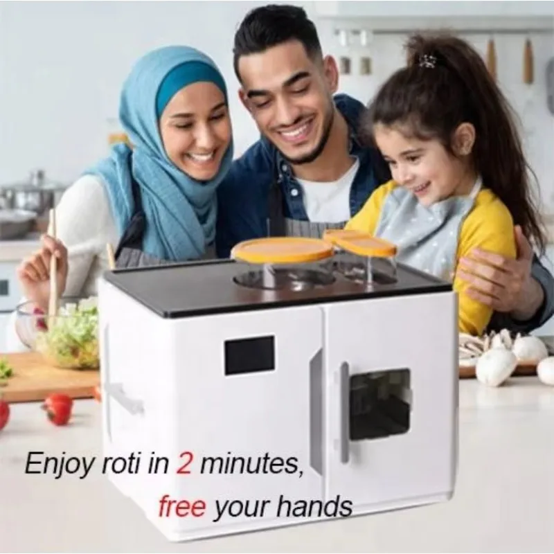 Fully Automatic Electric Roti Maker Flatbread Tortilla Chapati Ata Rotti Robot Household Magic Fully Making Machine
Fully Automatic Electric Roti Maker Flatbread Tortilla Chapati Ata Rotti Robot Household Magic Fully Making Machine