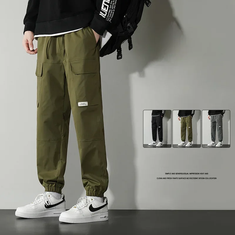 2024 Autumn New Men's Loose Sports Pants Autumn Winter Sweatpants Work Pants Men's Leg Tied Drawstring Casual Pants
2024 Autumn New Men's Loose Sports Pants Autumn Winter Sweatpants Work Pants Men's Leg Tied Drawstring Casual Pants
