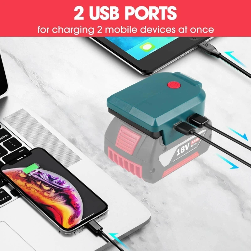 USB-адаптер зарядного устройства, светодиодный преобразователь для аккумулятора ADP05 14,4 В P8DC
USB-адаптер зарядного устройства, светодиодный преобразователь для аккумулятора ADP05 14,4 В P8DC