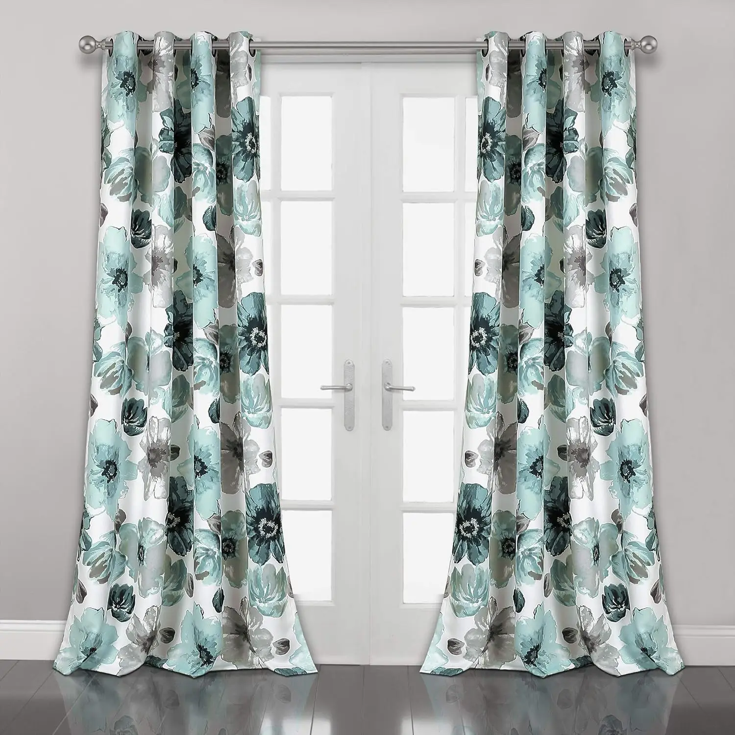 Light Filtering Window Curtain Panels, Pair, 52" W x 84" L, Blue Floral Drapes for Bedroom - Farmhouse Decor
Light Filtering Window Curtain Panels, Pair, 52" W x 84" L, Blue Floral Drapes for Bedroom - Farmhouse Decor
