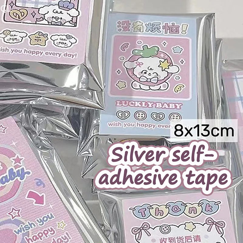 10 PCS Fashion Silver Packaging Self-adhesive Bag Packaging Bag Letter Transport Bag
10 PCS Fashion Silver Packaging Self-adhesive Bag Packaging Bag Letter Transport Bag