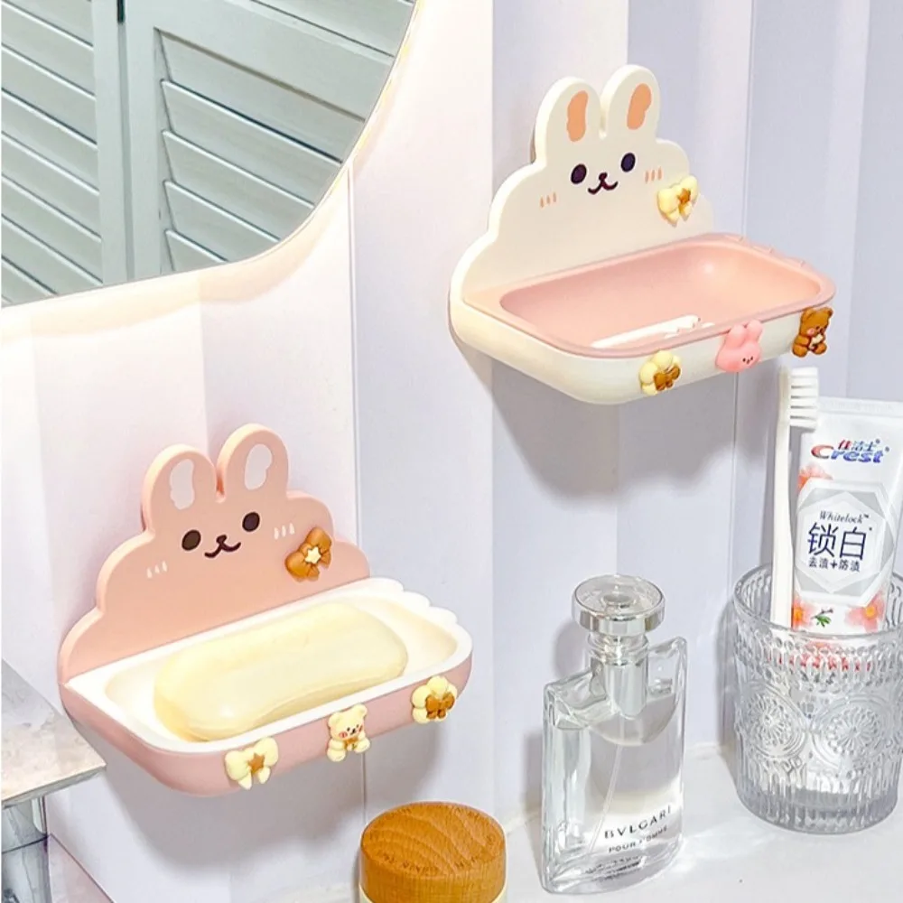 Cartoon Rabbit Wall Mounted Soap Box No Drilling Wall Mounted Punch Free Soap Rack Non-punched with 3D Paster Soap Storage Tray
Cartoon Rabbit Wall Mounted Soap Box No Drilling Wall Mounted Punch Free Soap Rack Non-punched with 3D Paster Soap Storage Tray