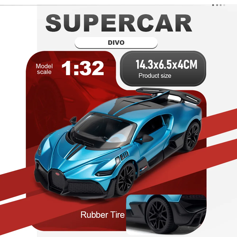 1:32 DIVO Lambor SIAN Alloy Toys Diecast Model Miniature Car Doors Opened High Simulation Sportcar Models Popular Gifts for Boys
1:32 DIVO Lambor SIAN Alloy Toys Diecast Model Miniature Car Doors Opened High Simulation Sportcar Models Popular Gifts for Boys