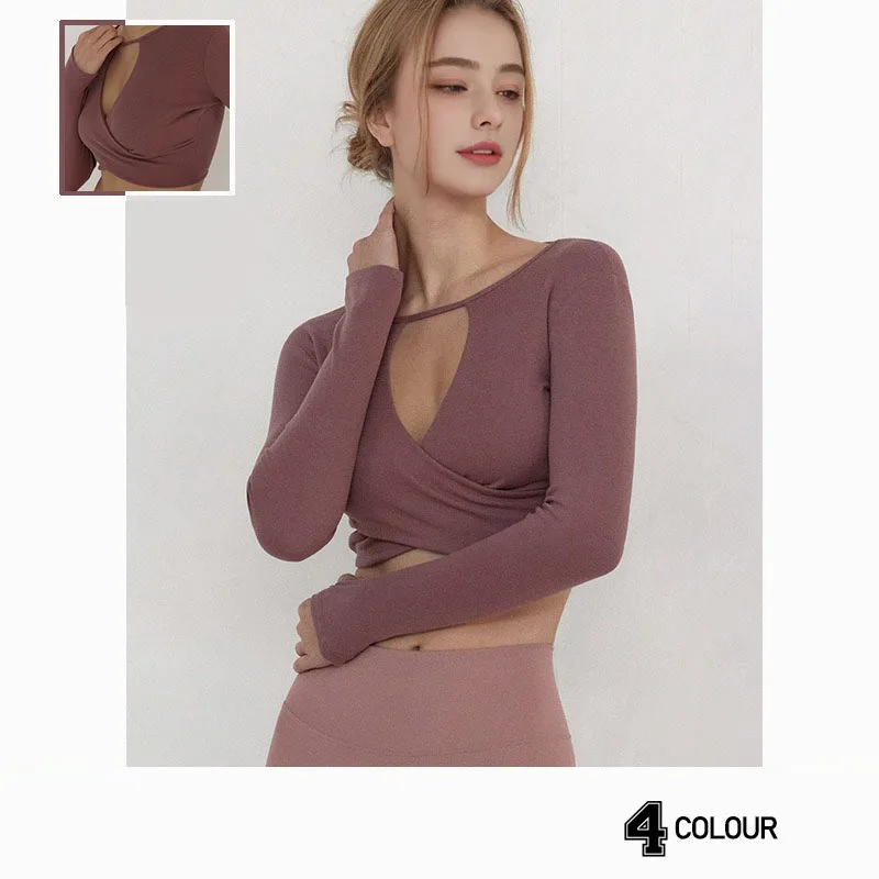Slim Fit Sexy Gym Crop Tops Women Yoga T-shirts Solid Sports Top Long Sleeve Running Shirts Quick Dry Fitness Dance Sports Wears
Slim Fit Sexy Gym Crop Tops Women Yoga T-shirts Solid Sports Top Long Sleeve Running Shirts Quick Dry Fitness Dance Sports Wears