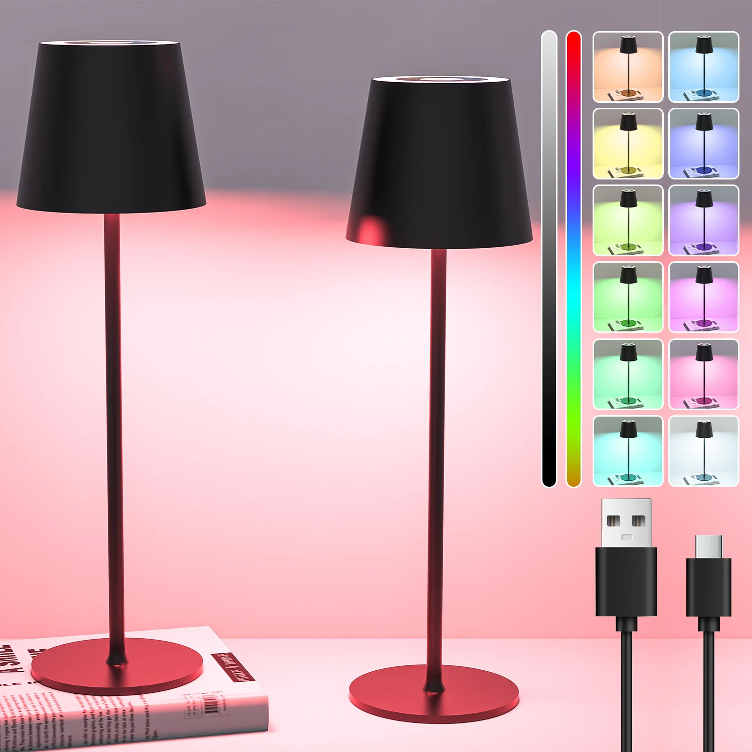 Rechargeable RGB LED Night Light Bedside Table Lamp Wine Bottle Lamp Head for Home Clubs Bar Hotel Ambiance Decor Desk Lamp
Rechargeable RGB LED Night Light Bedside Table Lamp Wine Bottle Lamp Head for Home Clubs Bar Hotel Ambiance Decor Desk Lamp