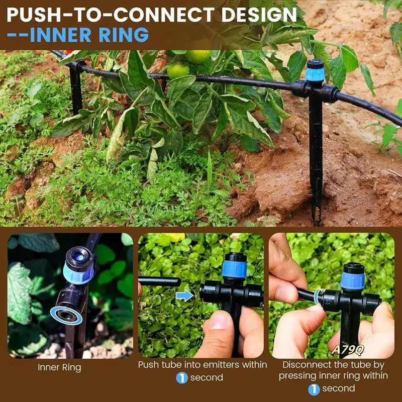 Drip Irrigation System Irrigation Kit Watering System For Outdoor Plants 1/4 Irrigation Tubing Drip Irrigation Kit
Drip Irrigation System Irrigation Kit Watering System For Outdoor Plants 1/4 Irrigation Tubing Drip Irrigation Kit