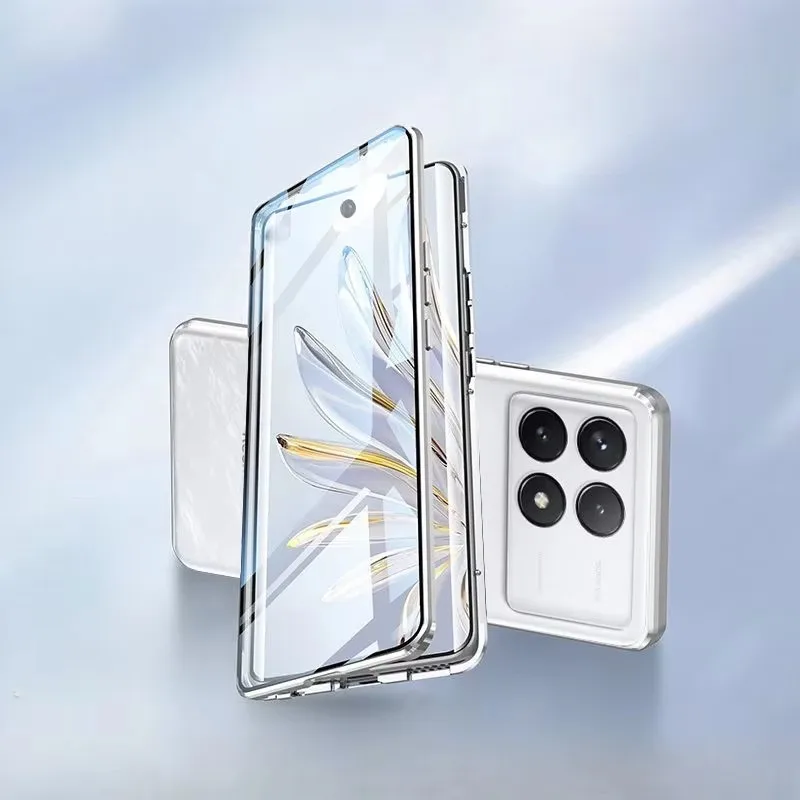 360 Double-Sided Glass Phone Case for Xiaomi Poco X6 X6 Pro 5G Metal Magnetic Anti Peeping Cover For POCO X6 Pro PocoX6 X6Pro 5G
360 Double-Sided Glass Phone Case for Xiaomi Poco X6 X6 Pro 5G Metal Magnetic Anti Peeping Cover For POCO X6 Pro PocoX6 X6Pro 5G