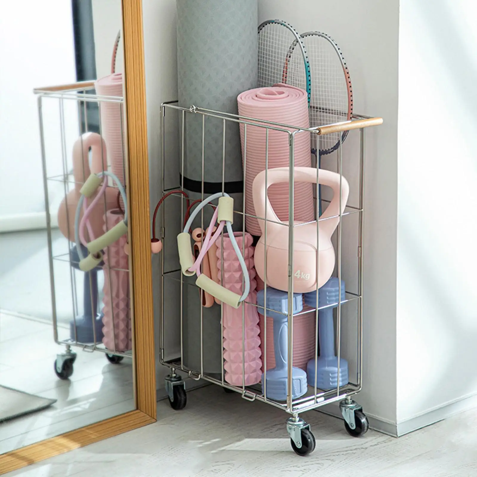 Stainless Steel Foldable Laundry Basket Easy Carry Organizer Rectangular Hamper for Dormitory Washing Room
Stainless Steel Foldable Laundry Basket Easy Carry Organizer Rectangular Hamper for Dormitory Washing Room