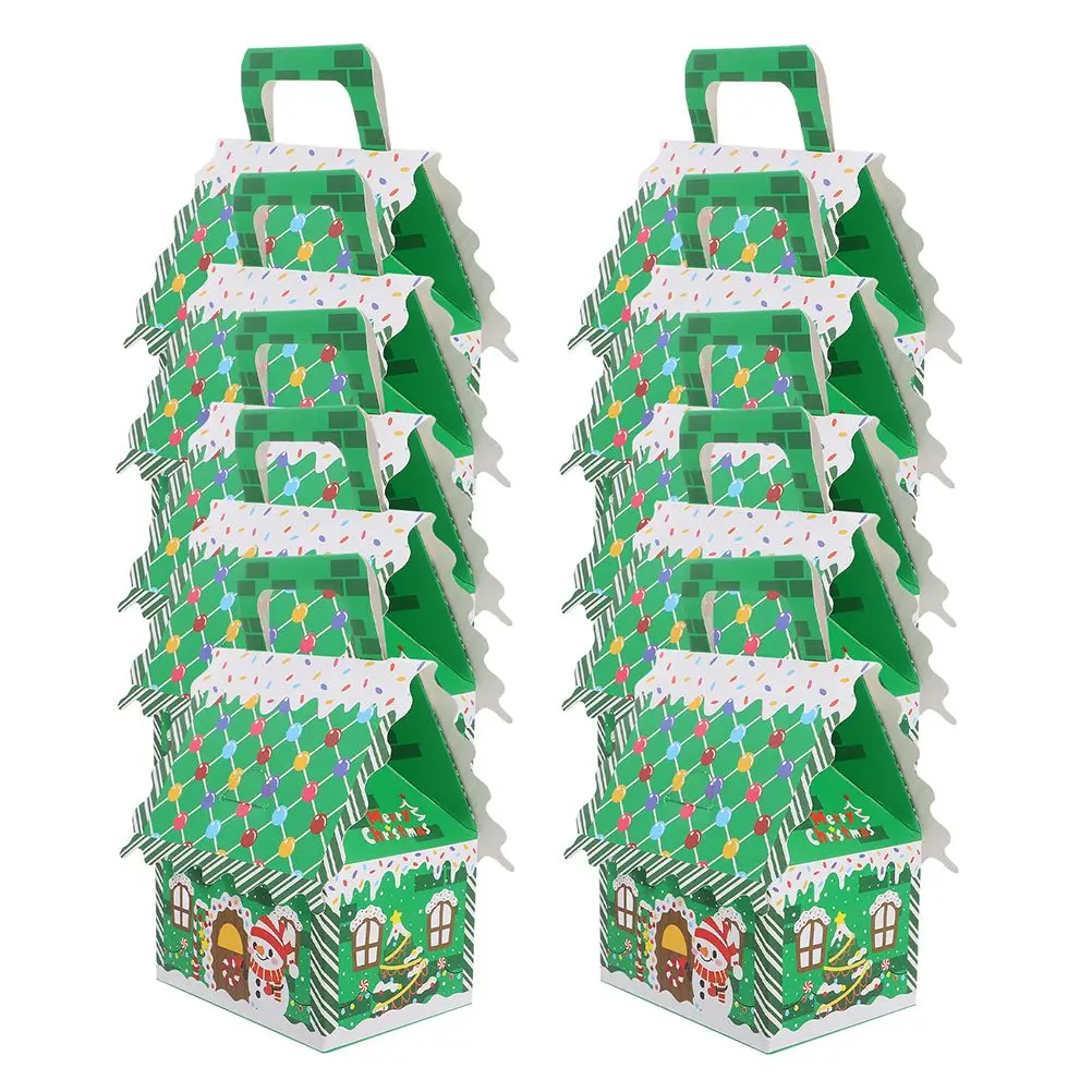 10 Pcs Little House Candy Box Christmas Boxes Cardboard Cookie Gingerbread Paper Treat Man
10 Pcs Little House Candy Box Christmas Boxes Cardboard Cookie Gingerbread Paper Treat Man