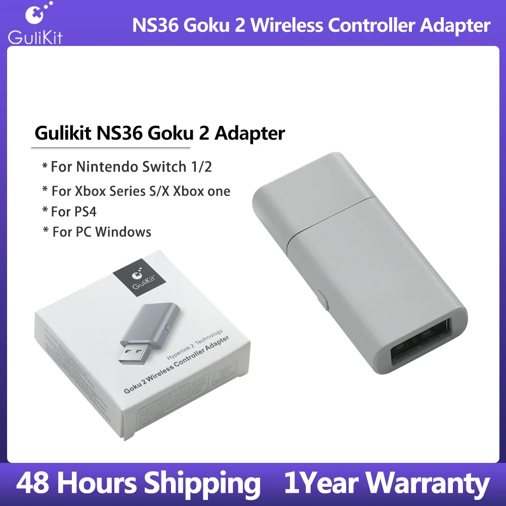 Gulikit Goku 2 Wireless Controller Adapter,Game Accessories Receiver for Switch 1/2 Android Xbox Series S/X,Xbox One Windows PS4
Gulikit Goku 2 Wireless Controller Adapter,Game Accessories Receiver for Switch 1/2 Android Xbox Series S/X,Xbox One Windows PS4