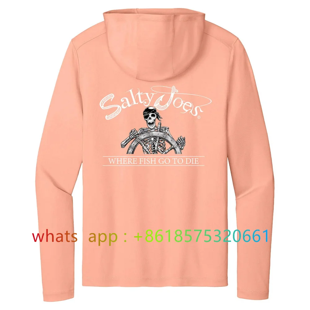 Fishing Hoodies Salty Joe's Summer Outdoor UV Protection Angling Jerseys Breathable Angler Clothing Men Long Sleeve Fishing Tops
Fishing Hoodies Salty Joe's Summer Outdoor UV Protection Angling Jerseys Breathable Angler Clothing Men Long Sleeve Fishing Tops