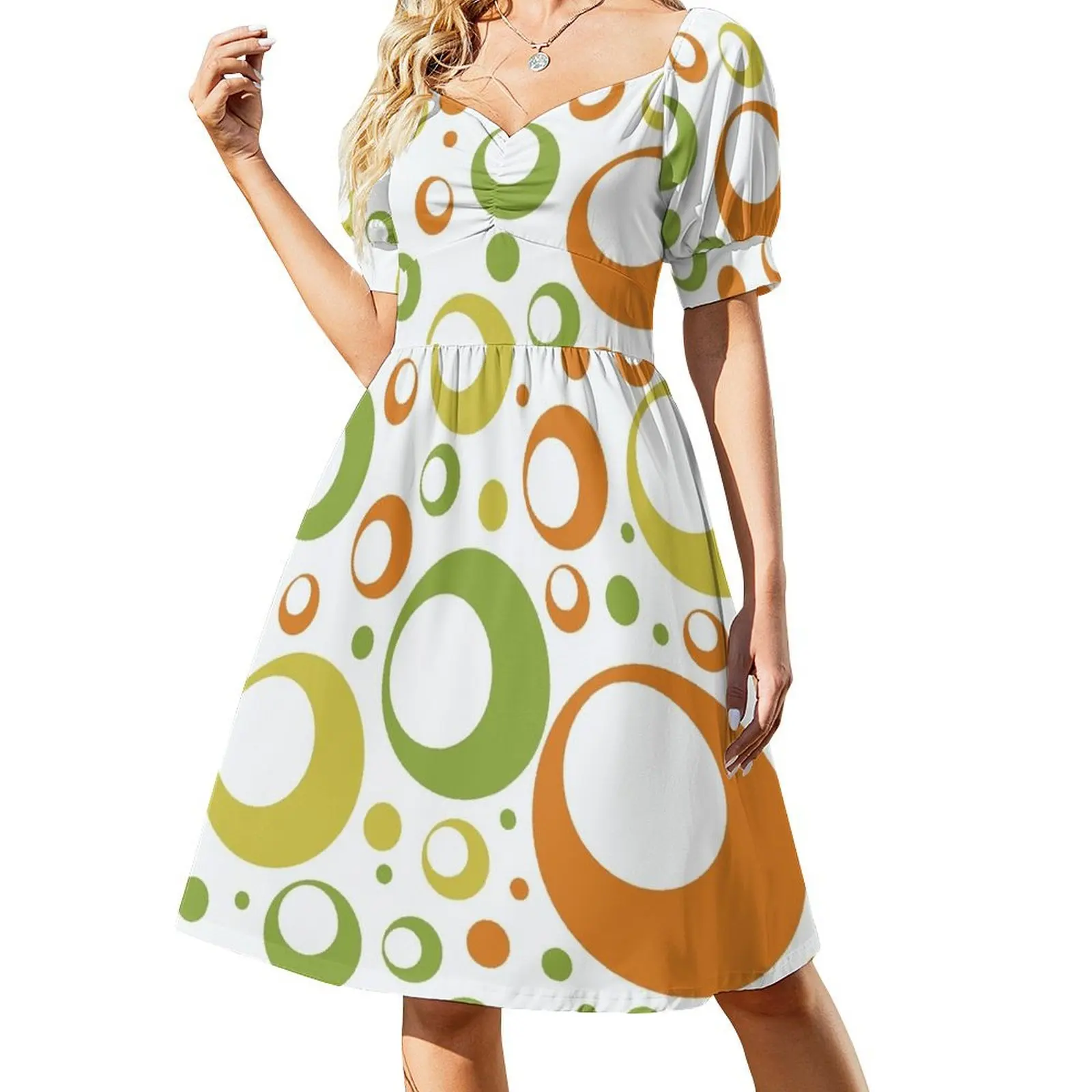Retro 60s Pattern Short Sleeved Dress birthday dress for women luxury 2025 Elegant gown Dress
Retro 60s Pattern Short Sleeved Dress birthday dress for women luxury 2025 Elegant gown Dress