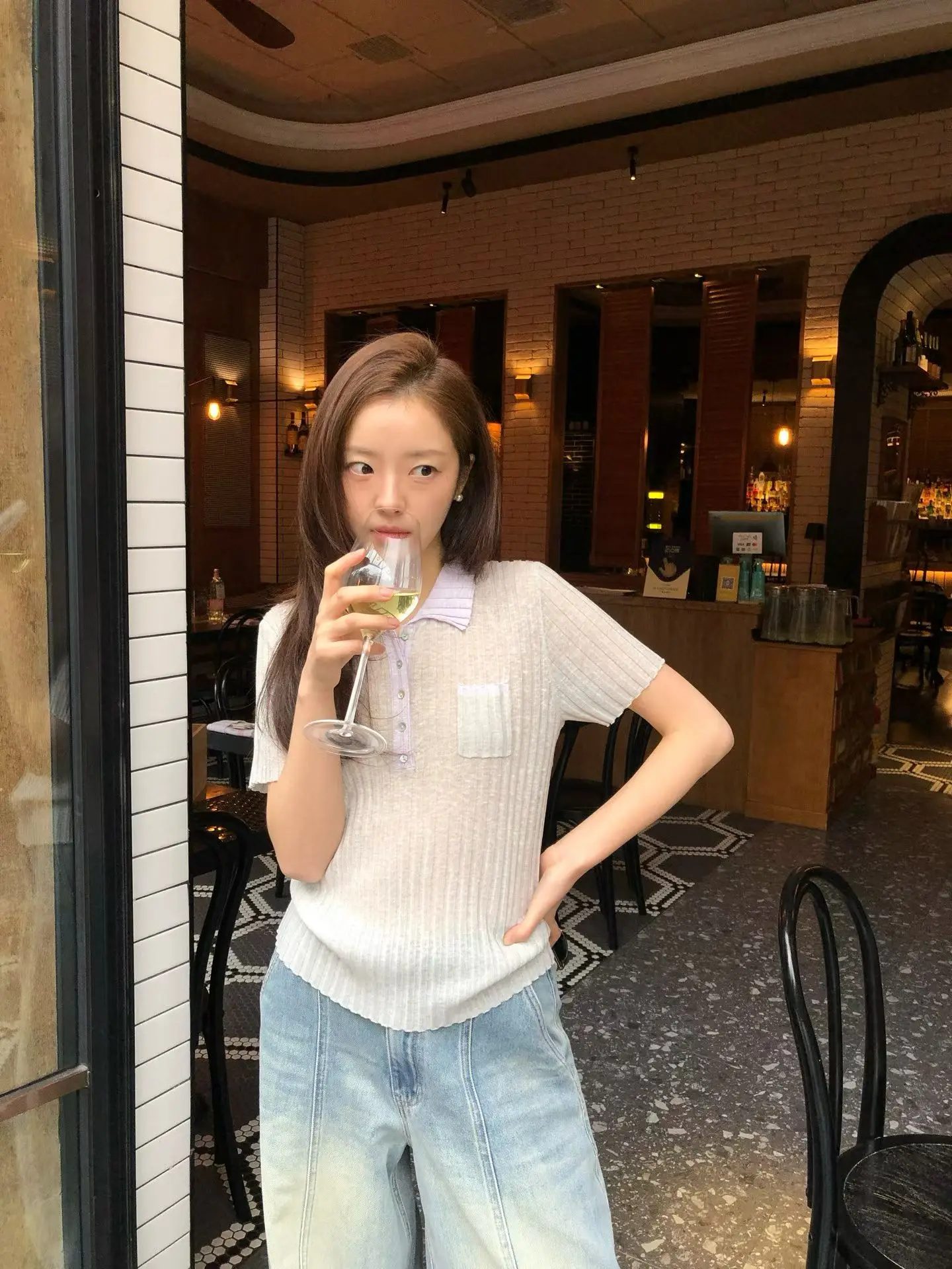 Lilianmilu Korean Style Simple Casual Color Block Short Sleeve Knitted Sweater Women's Fashion Spring Autumn Comfortable Fit
Lilianmilu Korean Style Simple Casual Color Block Short Sleeve Knitted Sweater Women's Fashion Spring Autumn Comfortable Fit