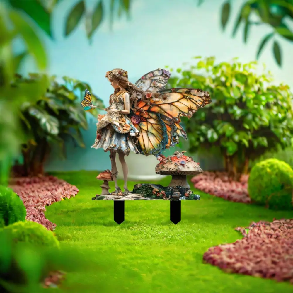 Crafts Acrylic Fairy Mini Figurine Cute Artificial Flower Fairy Statue Sculptures Creative Waterproof Garden Stake Flower Pot
Crafts Acrylic Fairy Mini Figurine Cute Artificial Flower Fairy Statue Sculptures Creative Waterproof Garden Stake Flower Pot