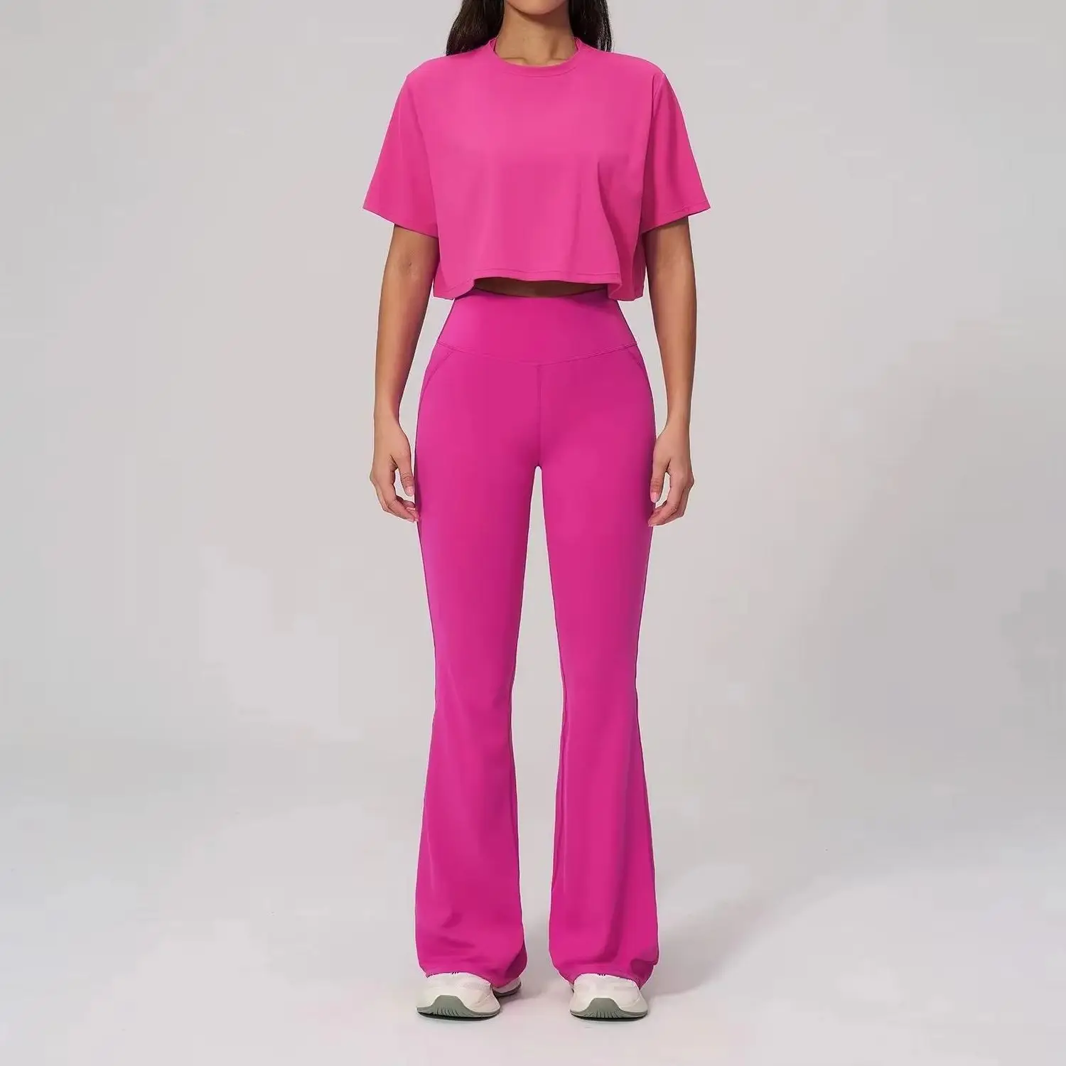 Women Yoga Set 2PCS Workout Outfits Sportswear Gym Clothing Fitness Short Sleeves High Waist Leggings Set Cycling Sports Suits
Women Yoga Set 2PCS Workout Outfits Sportswear Gym Clothing Fitness Short Sleeves High Waist Leggings Set Cycling Sports Suits