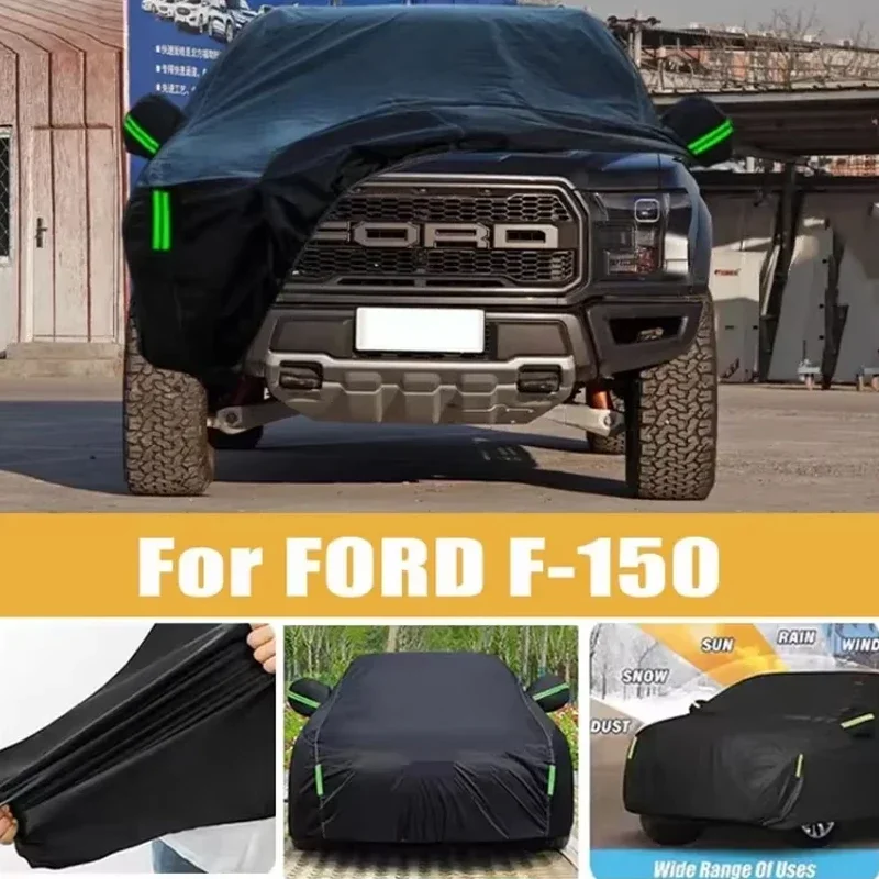 For FORD F-150 Full Car Cover Four Seasons Outdoor Sun Anti UV Rain Snow Dust Protection Oxford Cloth Accessories
For FORD F-150 Full Car Cover Four Seasons Outdoor Sun Anti UV Rain Snow Dust Protection Oxford Cloth Accessories