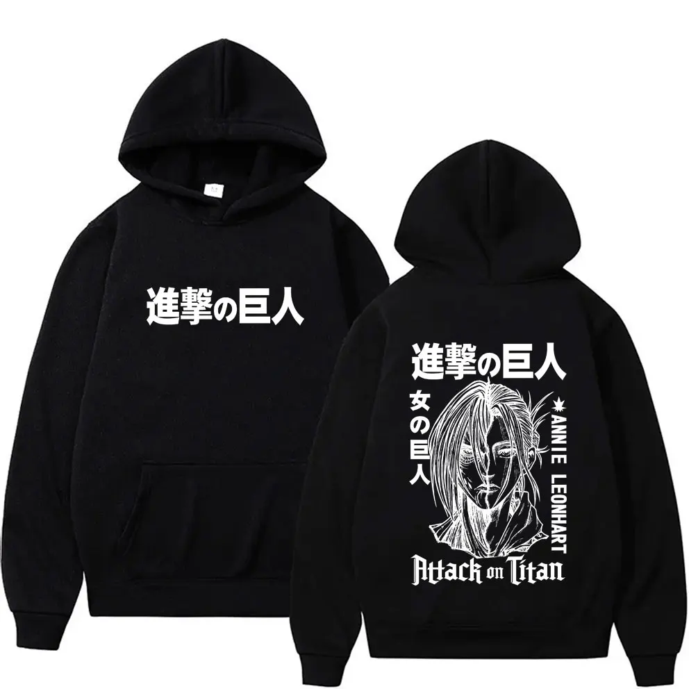 Anime Attack on Titan Hoodie Annie Leonhart Face Graphic Pullover Hoodies Men Women Casual Oversized Fleece Cotton Sweatshirt
Anime Attack on Titan Hoodie Annie Leonhart Face Graphic Pullover Hoodies Men Women Casual Oversized Fleece Cotton Sweatshirt