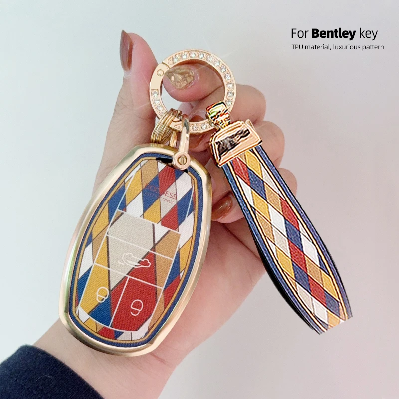 Metal Car Key Fob Cover For Bentley Bentayga / Continental GT Smart Remote Key Protector Luxury Auto Accessories
Metal Car Key Fob Cover For Bentley Bentayga / Continental GT Smart Remote Key Protector Luxury Auto Accessories
