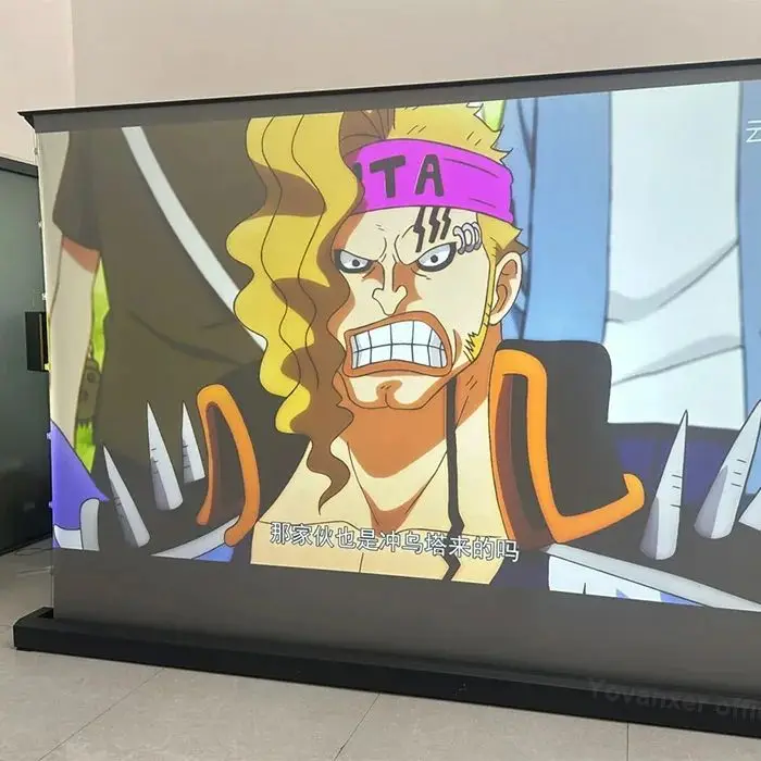 Fresnel Electric Pop-up/Floor Rising Projector Screen Anti-Light Motorized Tab Tension Projection Curtain 8K 3D 110 inch
Fresnel Electric Pop-up/Floor Rising Projector Screen Anti-Light Motorized Tab Tension Projection Curtain 8K 3D 110 inch