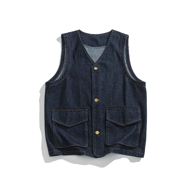 American Vintage Mens Coats Vests Y2k Streetwear Multiple Pockets Cargo Denim Vests Spring New Fashion Casual Denim Vests Coatsm 
American Vintage Mens Coats Vests Y2k Streetwear Multiple Pockets Cargo Denim Vests Spring New Fashion Casual Denim Vests Coatsm
