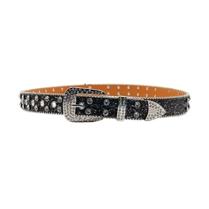 X7XB Adult Shinning Waist Belt Punk Skull Decor Adjust Buckle Belt for Skirt Jeans
X7XB Adult Shinning Waist Belt Punk Skull Decor Adjust Buckle Belt for Skirt Jeans