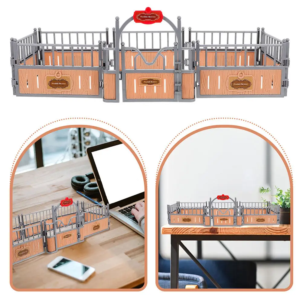 1Set Miniature Fence Realistic Horse Corral Farm Decoration Playset Accessories Durable Easy Assembly Micro Landscape
1Set Miniature Fence Realistic Horse Corral Farm Decoration Playset Accessories Durable Easy Assembly Micro Landscape