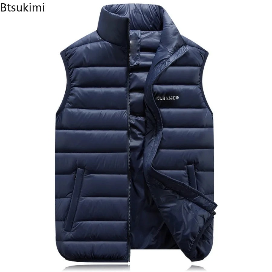 2025 мужская верхняя одежда без рукавов, жилет, куртки, зимняя мода, повседневный тонкий однотонный жилет с хлопковой подкладкой, утепленное мужское пальто 
2025 мужская верхняя одежда без рукавов, жилет, куртки, зимняя мода, повседневный тонкий однотонный жилет с хлопковой подкладкой, утепленное мужское пальто