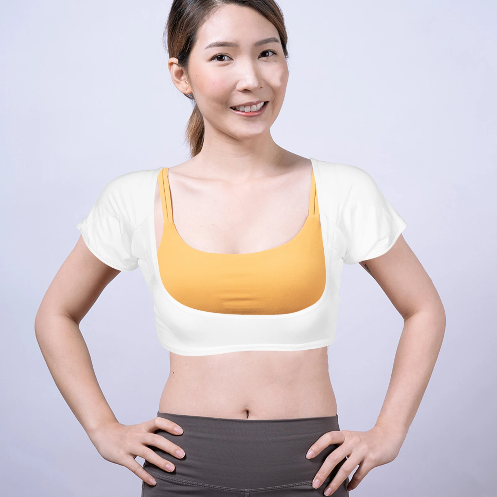 Breathable Underarm Tank with Sweat-Absorbing Underarm Pad Lightweight Mesh Vest for Women Washable Armpit Sweat Pad Vest
Breathable Underarm Tank with Sweat-Absorbing Underarm Pad Lightweight Mesh Vest for Women Washable Armpit Sweat Pad Vest