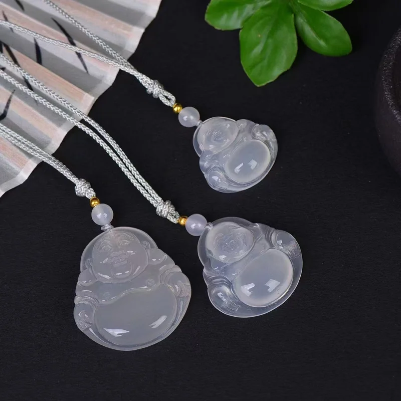 High quality jadeite jade white chalcedony lucky safety pendant fudou Avalokitesvara Buddha male pi xiu Penda
High quality jadeite jade white chalcedony lucky safety pendant fudou Avalokitesvara Buddha male pi xiu Penda