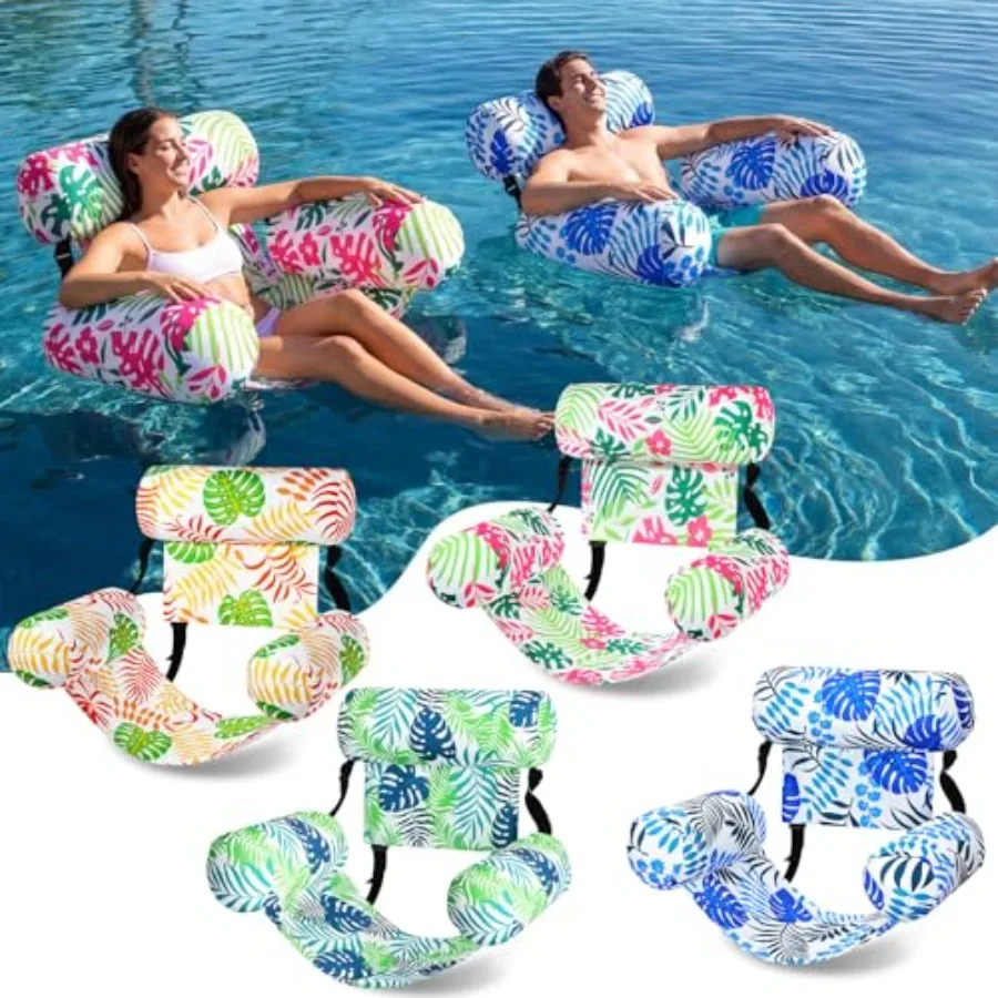 4 Pack Pool Floats Chairs Adult Inflatable Fabric Covered Pool Lounge Chairs Adjustable Summer Hammock Water Floating Chair Par
4 Pack Pool Floats Chairs Adult Inflatable Fabric Covered Pool Lounge Chairs Adjustable Summer Hammock Water Floating Chair Par