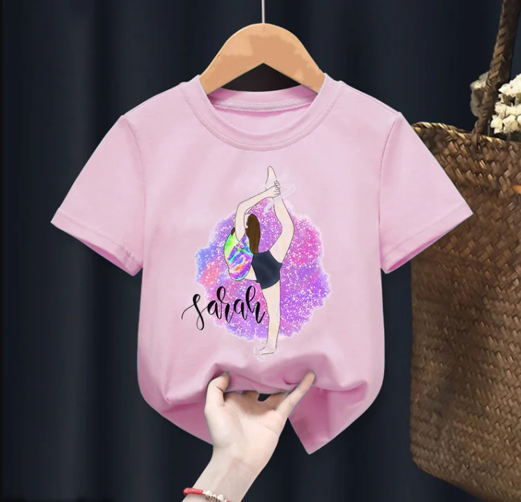 Cute Gymnastics Sports Girls Graphic Print T Shirt Funny Summer Kids Tshirts Tops
Cute Gymnastics Sports Girls Graphic Print T Shirt Funny Summer Kids Tshirts Tops