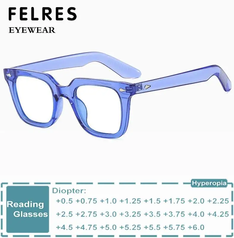 Personality Yellow Square Frame Woman Reading Glasses Fashion Trend New Computer Eyeglasses Anti Blue Light Presbyopic Glasses
Personality Yellow Square Frame Woman Reading Glasses Fashion Trend New Computer Eyeglasses Anti Blue Light Presbyopic Glasses