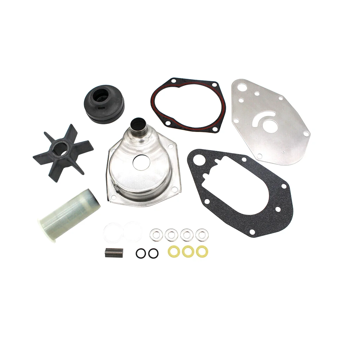 Water Pump Impeller Repair Kit 46‑812966A12 for Mercury Mariner 4 Stroke Outboards Auto Parts Boat Engine Parts
Water Pump Impeller Repair Kit 46‑812966A12 for Mercury Mariner 4 Stroke Outboards Auto Parts Boat Engine Parts