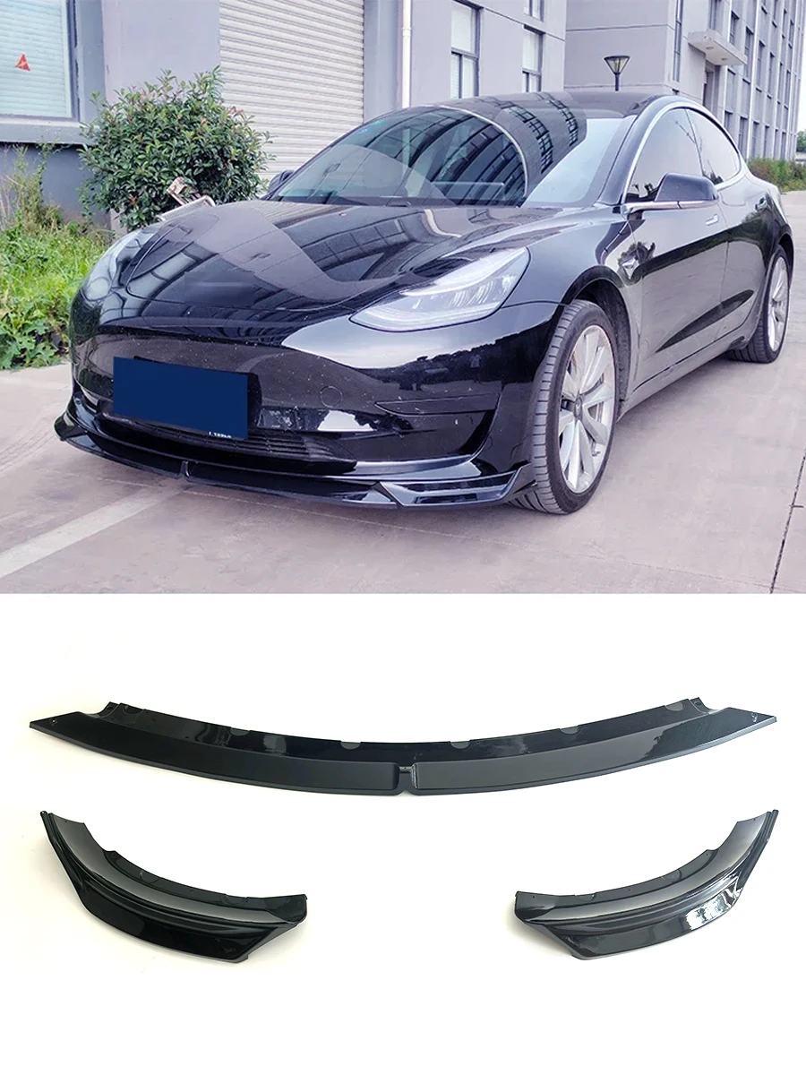 Front Splitter for Tesla Model 3 Bumper Spoiler Car Body Kit 2019-2024 Glossy Black Skirts Accessories
Front Splitter for Tesla Model 3 Bumper Spoiler Car Body Kit 2019-2024 Glossy Black Skirts Accessories