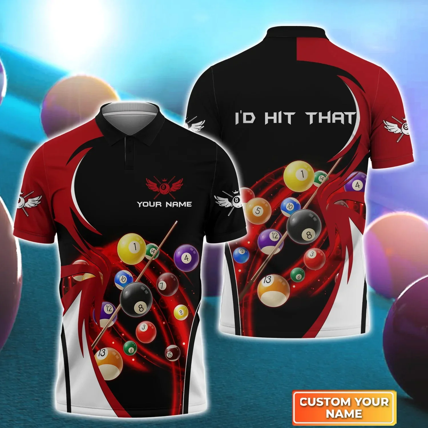 Personalized Name 3D Print Polo T Shirt For Men Funny Billiard Sports Lapel Blouse Fashion Hip Hop Harajuku Streetwear Gift Tops
Personalized Name 3D Print Polo T Shirt For Men Funny Billiard Sports Lapel Blouse Fashion Hip Hop Harajuku Streetwear Gift Tops