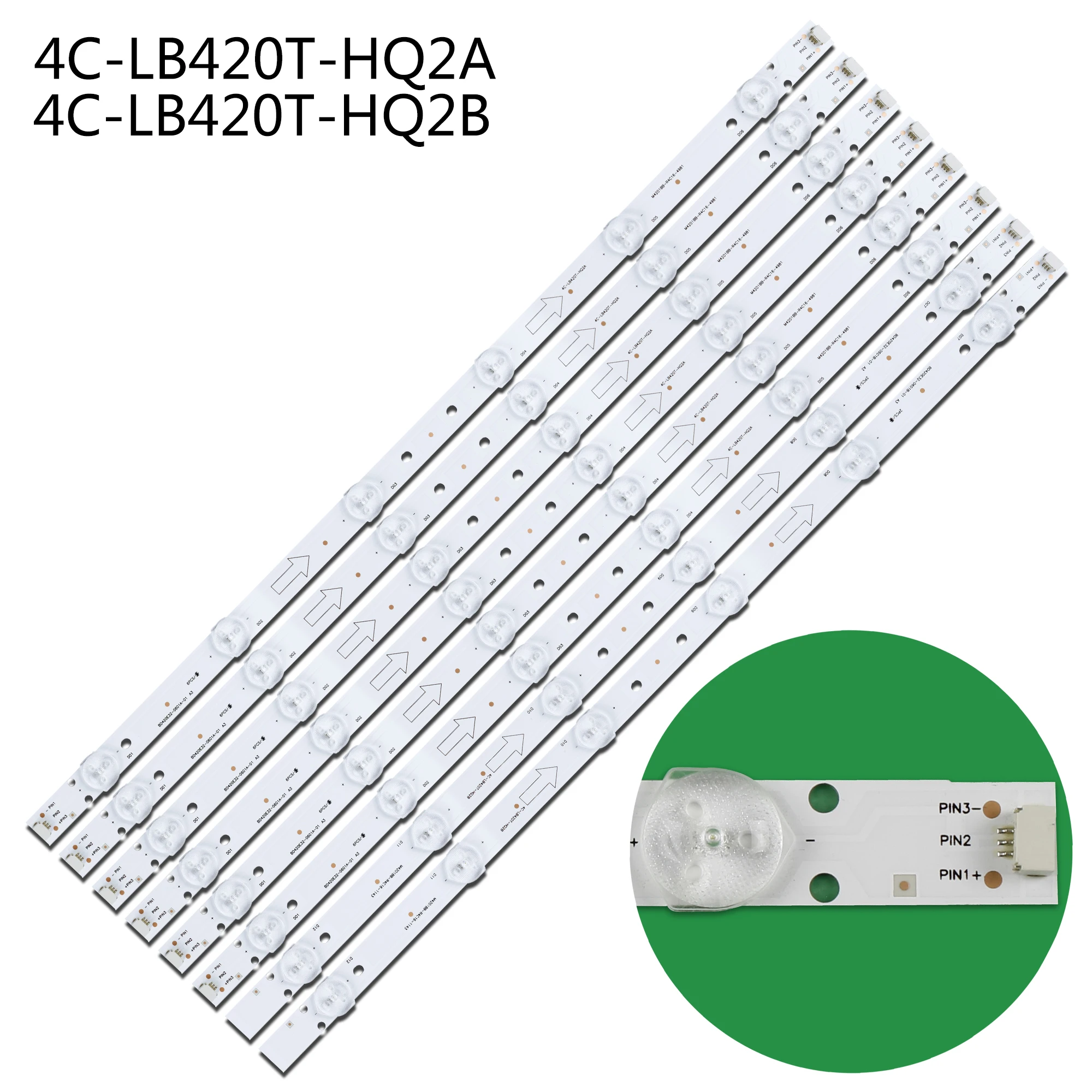 LED Strip For 462C750(B3310)-6EA-L R L42F3308B L42F3309B T42EH13D BD420E32-0601A-01 BD420E32-0601B-01 006-P2K1972A 006-P2K2089A
LED Strip For 462C750(B3310)-6EA-L R L42F3308B L42F3309B T42EH13D BD420E32-0601A-01 BD420E32-0601B-01 006-P2K1972A 006-P2K2089A