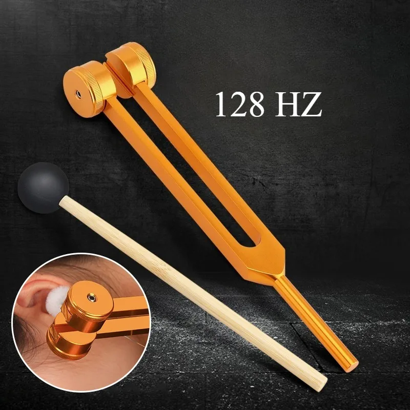 128 Hz Tuning Forks Sound Therapeutic Yoga Stress Relief Massage Tuning Forks Detachable Adjust Household Ear Cleaning Tools
128 Hz Tuning Forks Sound Therapeutic Yoga Stress Relief Massage Tuning Forks Detachable Adjust Household Ear Cleaning Tools