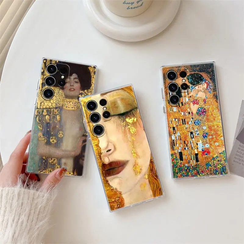 Kiss by Gustav Klimt Golden Freya's Tears Phone Case For Samsung Galaxy S25 S24 S23 S21 Ultra S20 FE S22 Plus A56 A55 Clear Case
Kiss by Gustav Klimt Golden Freya's Tears Phone Case For Samsung Galaxy S25 S24 S23 S21 Ultra S20 FE S22 Plus A56 A55 Clear Case