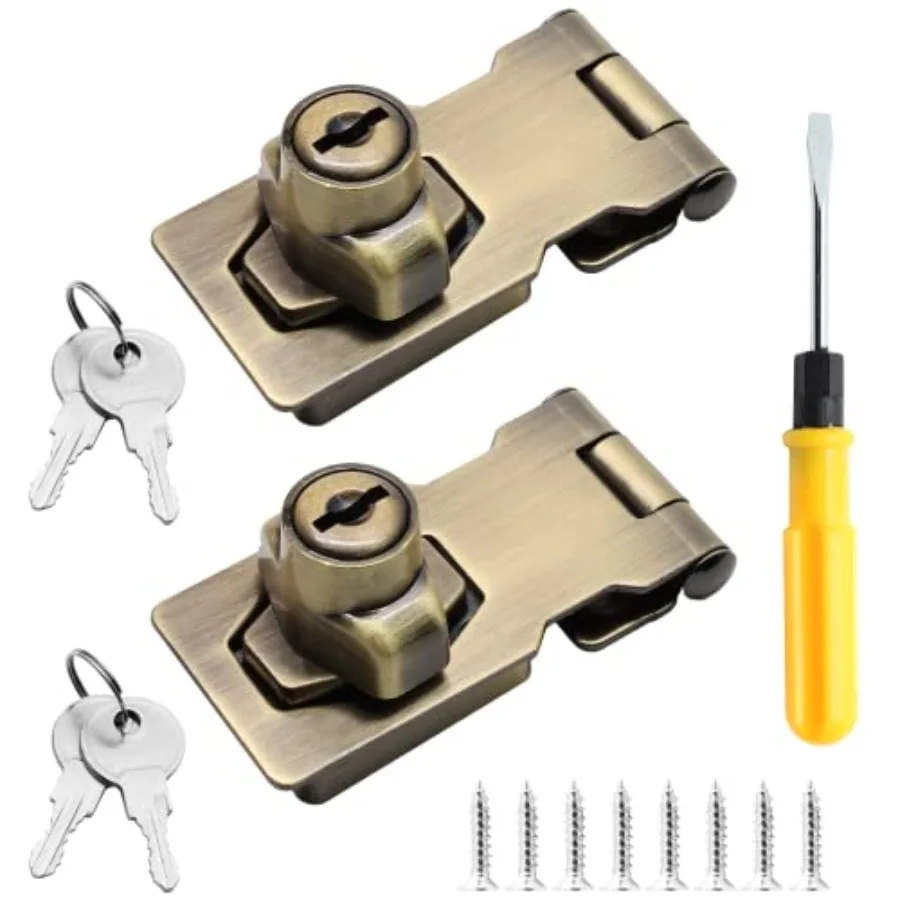 Jiozermi Key Lock Cabinet Door Hasp Set
Jiozermi Key Lock Cabinet Door Hasp Set