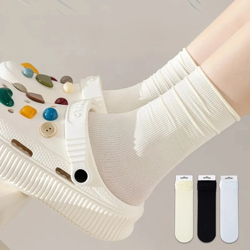 10 Pairs Women Mid Length Socks Trendy Versatile Black White Solid Colors Soft Comfortable Lightweight Breathable Casual Socks
10 Pairs Women Mid Length Socks Trendy Versatile Black White Solid Colors Soft Comfortable Lightweight Breathable Casual Socks