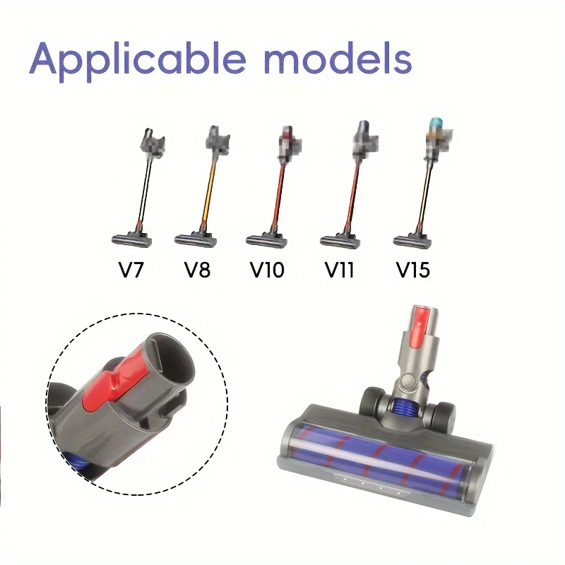 Soft Fluffy Motorized Brush Roller with LED Light for Dyson V7/V8/V10/V11/V15 Vacuums
Soft Fluffy Motorized Brush Roller with LED Light for Dyson V7/V8/V10/V11/V15 Vacuums