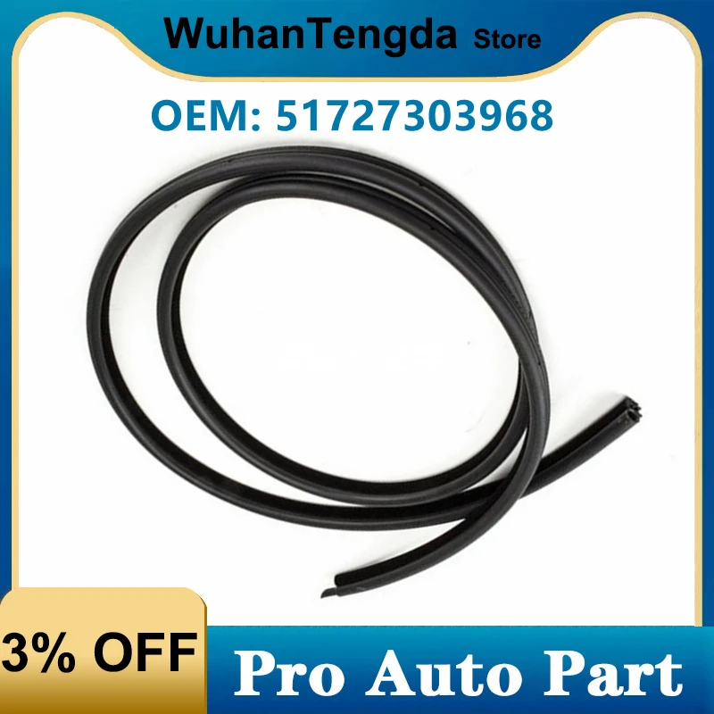 51727303968 New Car Front Door Seal for BMW 3 Series F30 F31 Edge Protection Strip
51727303968 New Car Front Door Seal for BMW 3 Series F30 F31 Edge Protection Strip