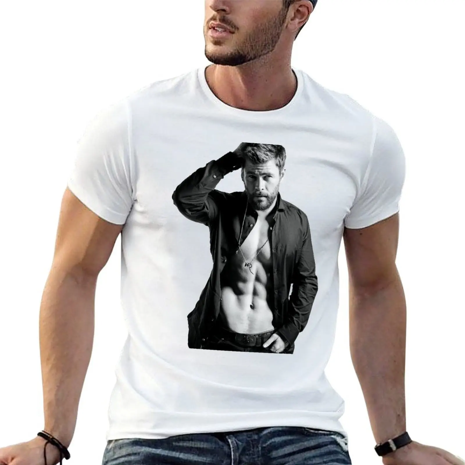 Chris Hemsworth Illustration Funart T-Shirt graphic t shirts for man mens graphic t shirts cotton t shirts high quality T-Shirt
Chris Hemsworth Illustration Funart T-Shirt graphic t shirts for man mens graphic t shirts cotton t shirts high quality T-Shirt