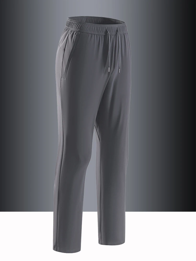 Ice Silk Men's Summer Cool Feeling Loose Fit Casual Pants Breathable Elastic Qui Dry Spor Straight Leg Trousers
Ice Silk Men's Summer Cool Feeling Loose Fit Casual Pants Breathable Elastic Qui Dry Spor Straight Leg Trousers