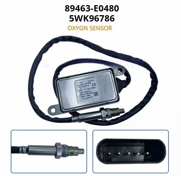 High Quality 5WK9 6786 89463-E0480 Nitron Oxide Sensor Nox Metal Material for Cars and Trucks
High Quality 5WK9 6786 89463-E0480 Nitron Oxide Sensor Nox Metal Material for Cars and Trucks