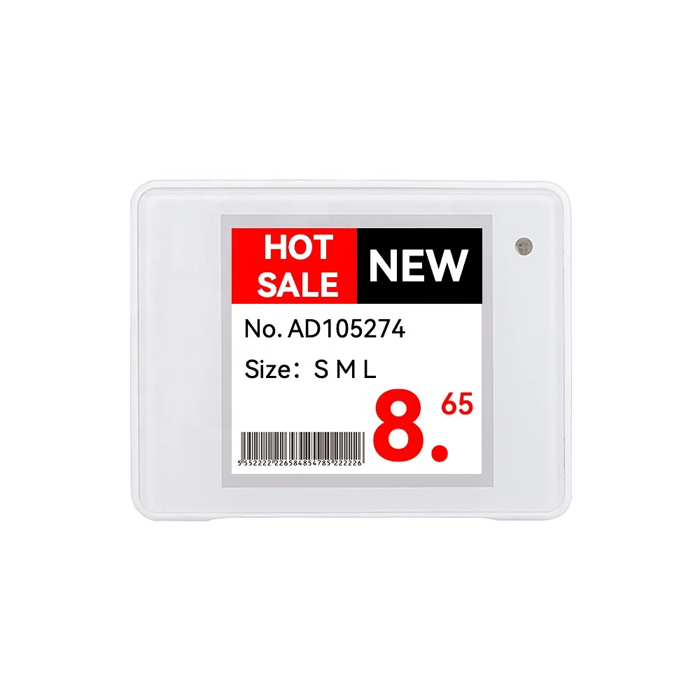 SUNY Small Price Electronic Shelf Label Price Tag For Clothes BLE Demo Kit Easy Access EAS Systems Supermarket Store Use ABS
SUNY Small Price Electronic Shelf Label Price Tag For Clothes BLE Demo Kit Easy Access EAS Systems Supermarket Store Use ABS