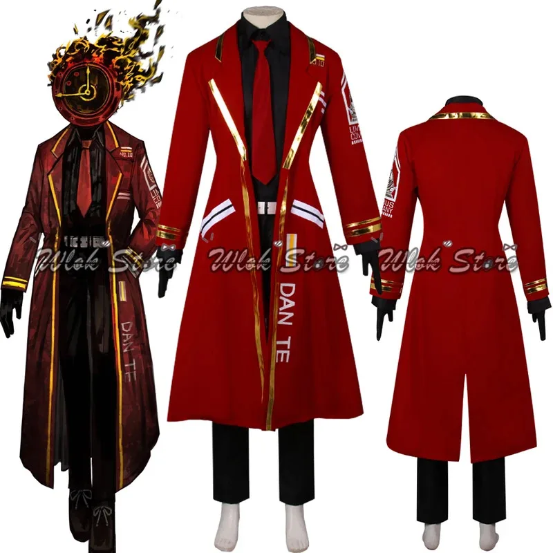 Game Limbus Company Cosplay Dante Costume Red Long Coat DAN TE Uniform Suit Men Women Halloween Party Carnival Roleplay Outfits
Game Limbus Company Cosplay Dante Costume Red Long Coat DAN TE Uniform Suit Men Women Halloween Party Carnival Roleplay Outfits