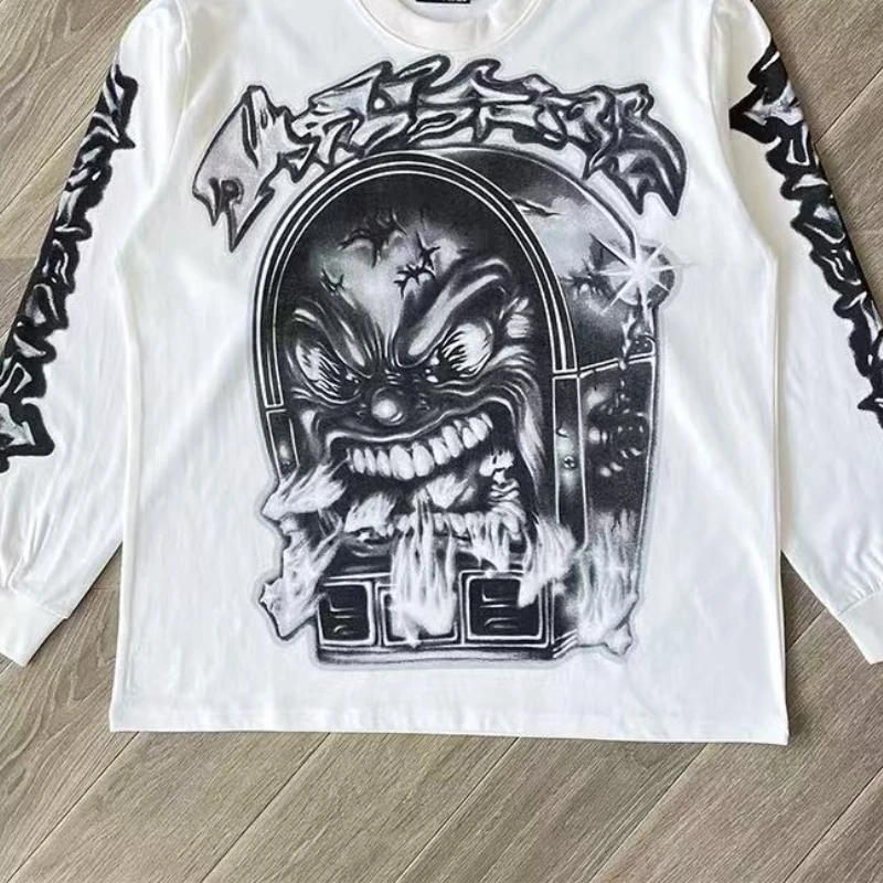 Hell T Shirts High Hip Hop Street Printed American Long Sleeve T-shirt for Men Women Harajuku
Hell T Shirts High Hip Hop Street Printed American Long Sleeve T-shirt for Men Women Harajuku